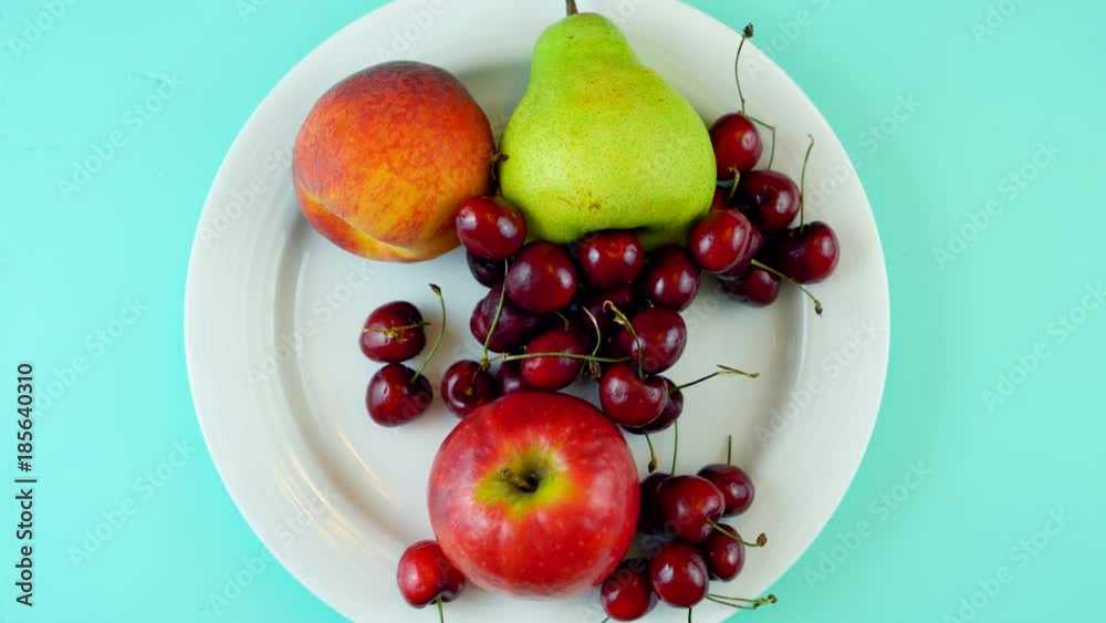 Healthy-eating New Year resolution for giving up sugary junk foods and replacing with healthy raw natural fruit. Healthy-eating New Year resolution for giving up sugary junk foods and replacing with healthy raw natural fruit.