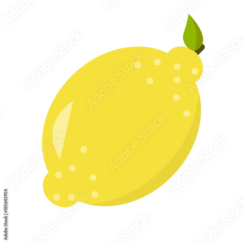 Zitrone Icon Flat Design