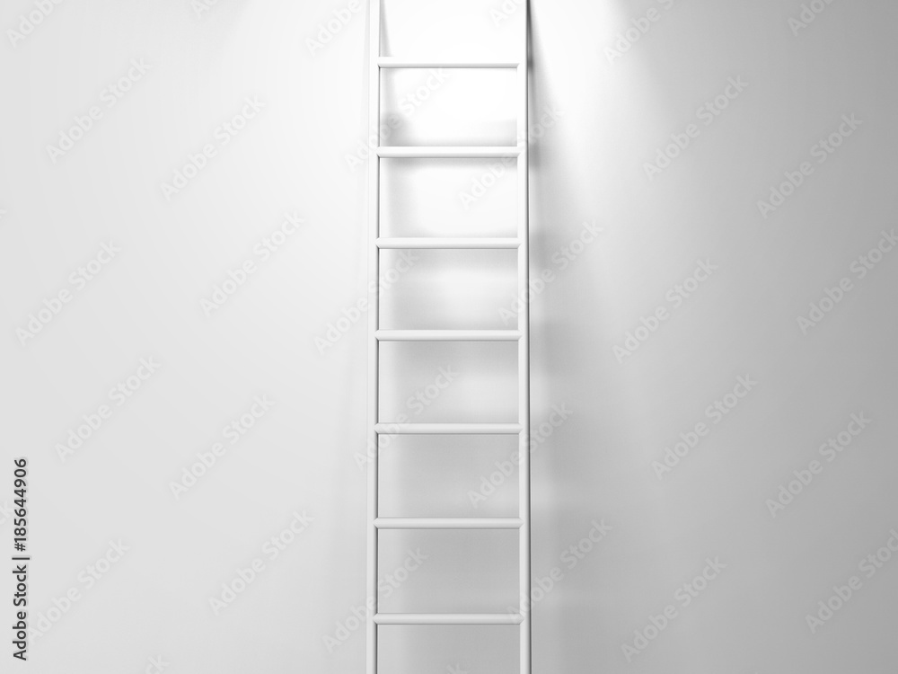 Stairway to light and success 3d render illustration Stairway to light and success 3d render illustration