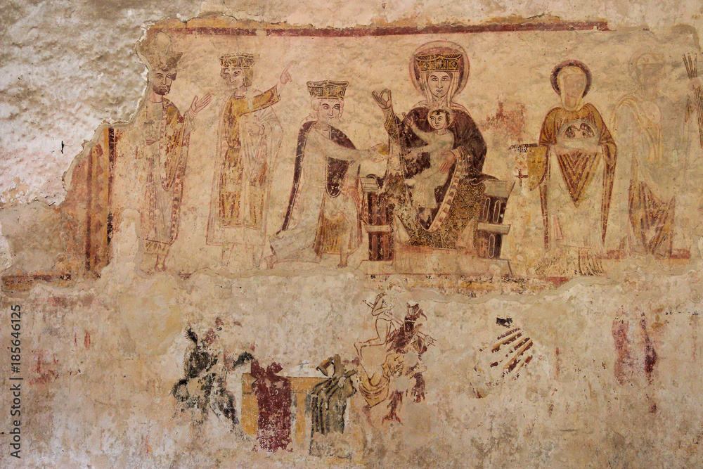 peintures murales : Adoration des Mages
