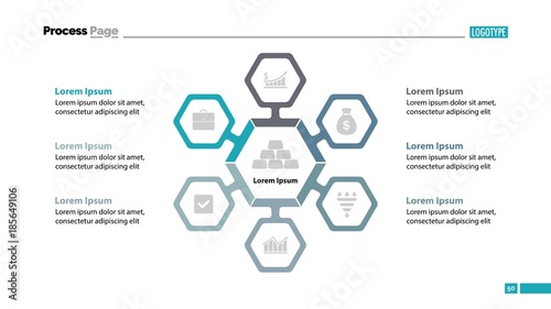Six Aspects Of Business Slide Template