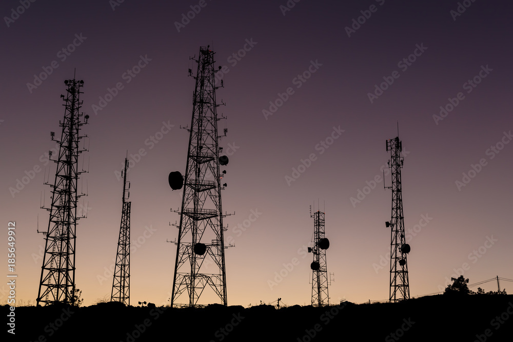 Fototapeta premium Purple sky