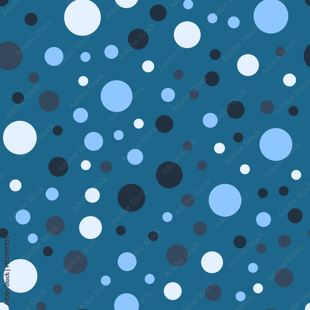 Colorful polka dots seamless pattern on bright 15 background. Graceful classic colorful polka dots textile pattern. Seamless scattered confetti fall chaotic decor. Abstract vector illustration. Colorful polka dots seamless pattern on bright 15 background. Graceful classic colorful polka dots textile pattern. Seamless scattered confetti fall chaotic decor. Abstract vector illustration.