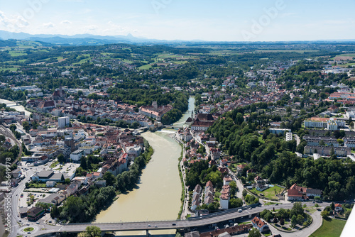 Zusammenfluss Steyr Enns