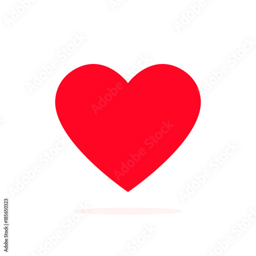 Free Download Vector illustration of a heart isolated on a white background. - GFXLoad