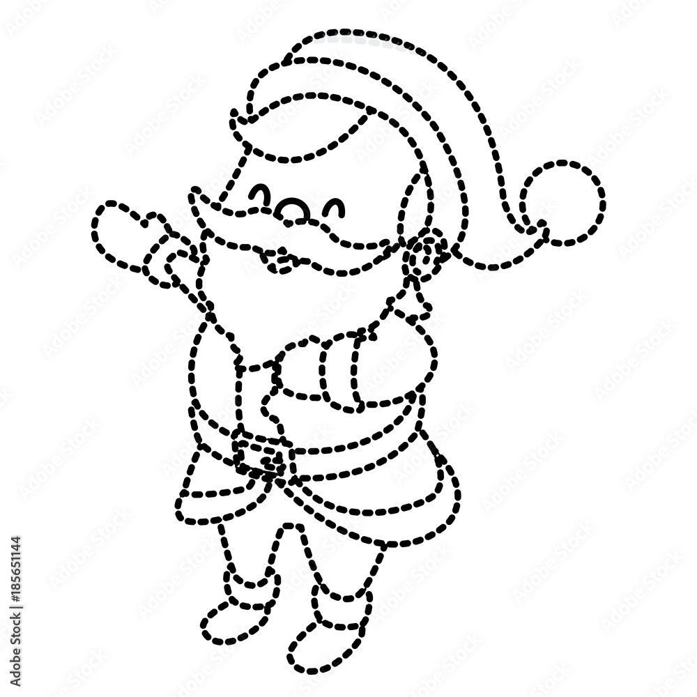 Cute santa claus cartoon icon vector illustration graphic design Cute santa claus cartoon icon vector illustration graphic design