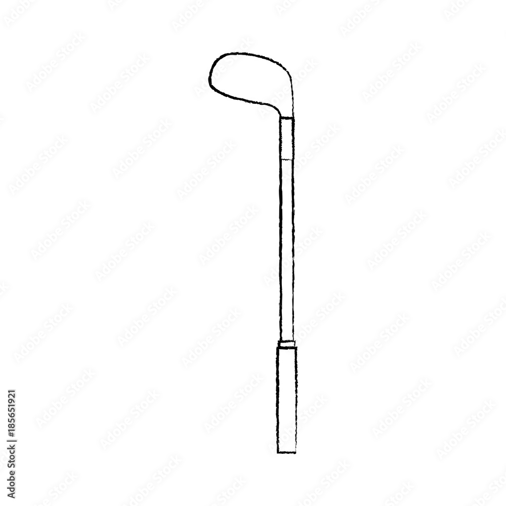 club golf icon image vector illustration design black sketch line club golf icon image vector illustration design black sketch line