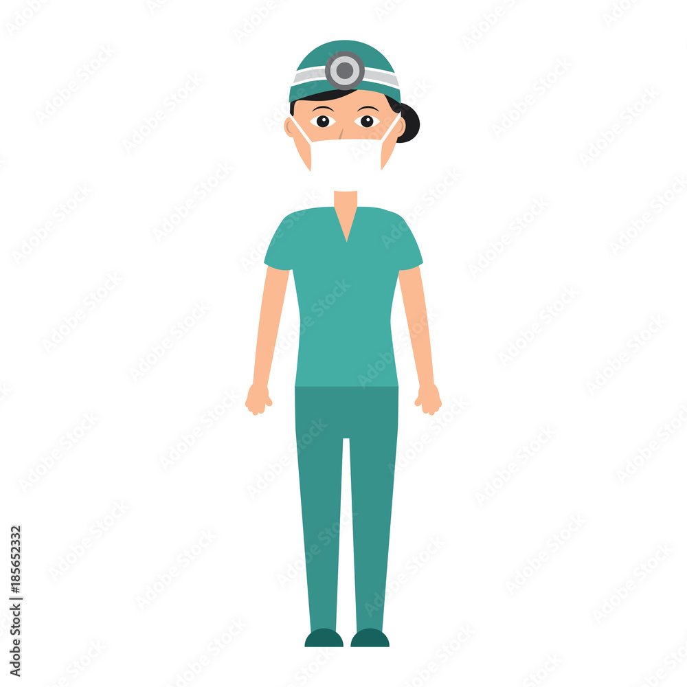 doctor woman  healthcare icon image vector illustration design 