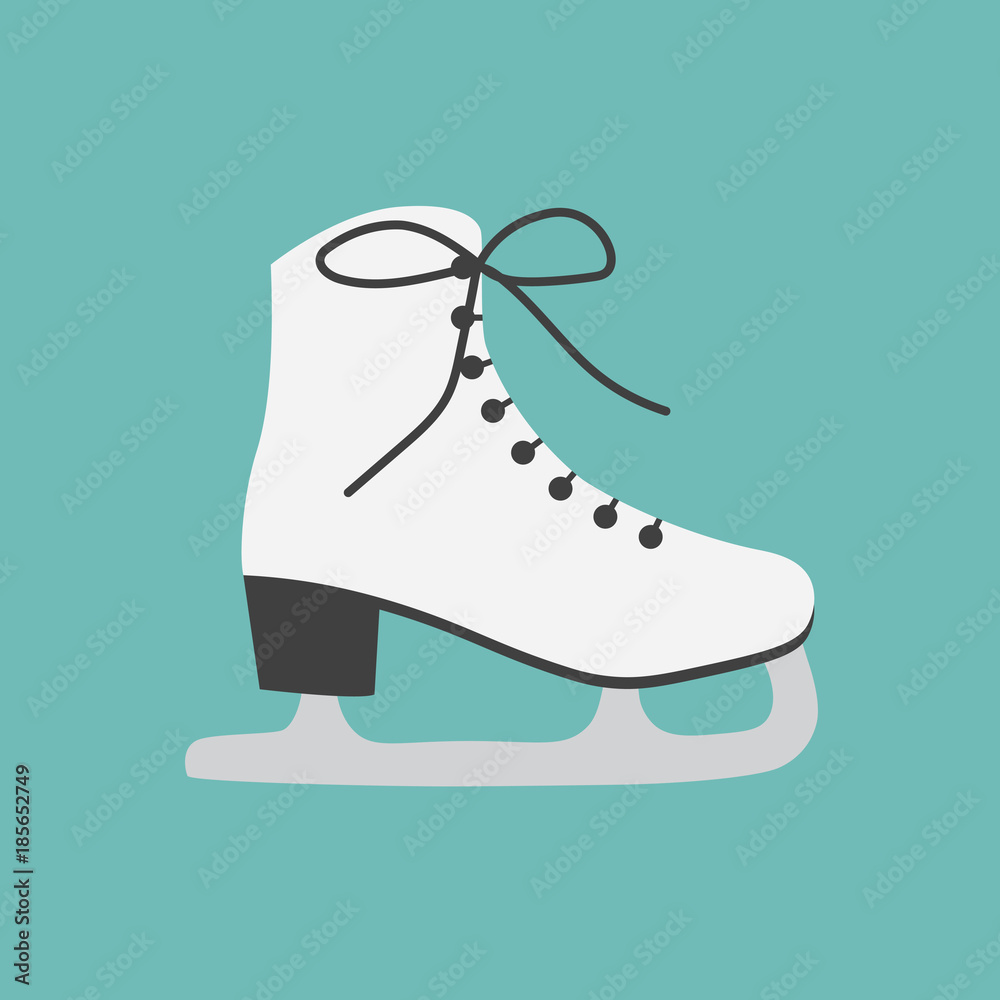 ice figure skate icon- vector illustration
