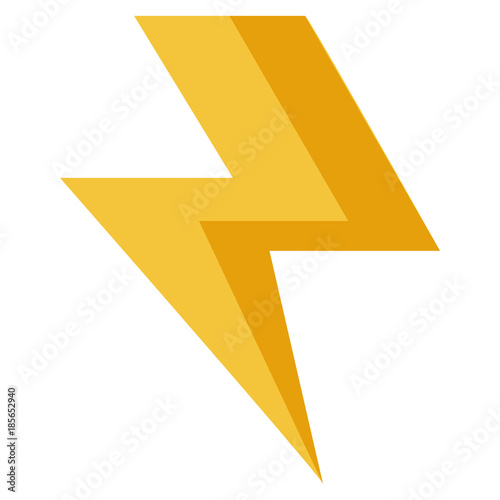 electric ray symbol icon vector illustration design
