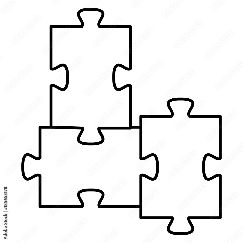 puzzle pieces isolated icon vector illustration design puzzle pieces isolated icon vector illustration design