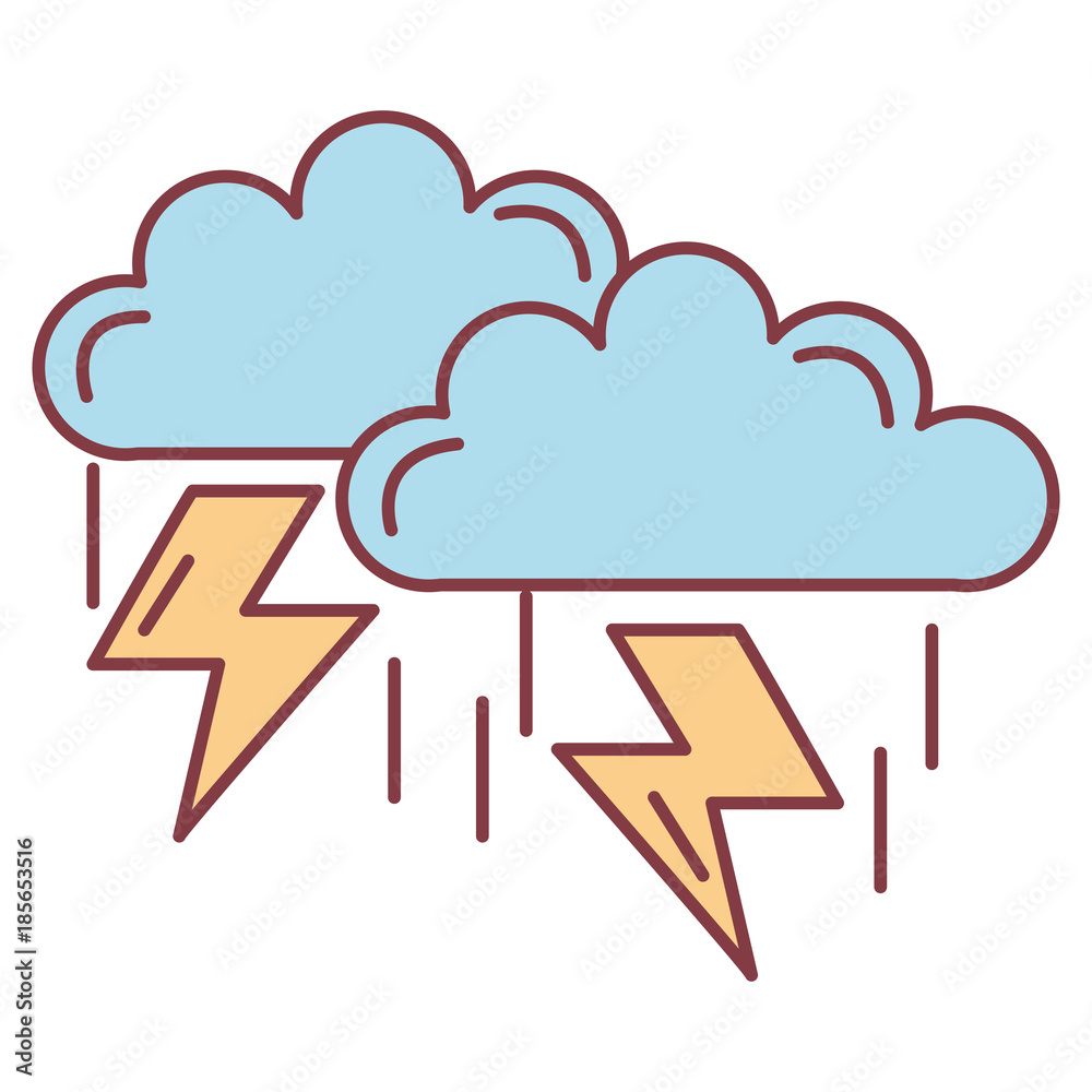 clouds storm electric icon vector illustration design clouds storm electric icon vector illustration design