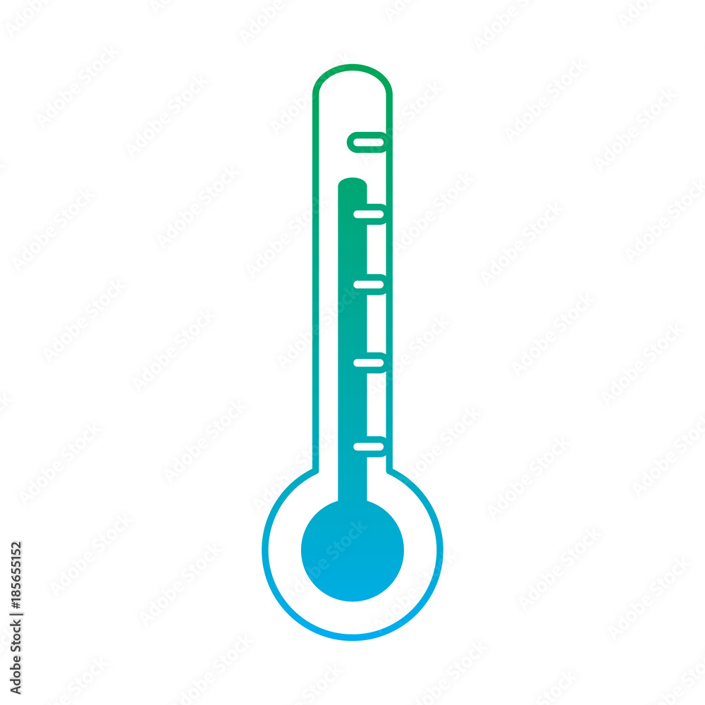 thermometer healthcare icon image vector illustration design green to blue ombre line thermometer healthcare icon image vector illustration design green to blue ombre line