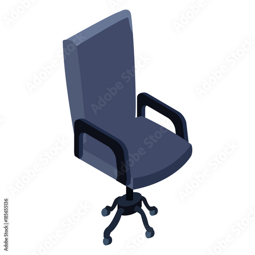 Office chair isolated icon vector illustration graphic design