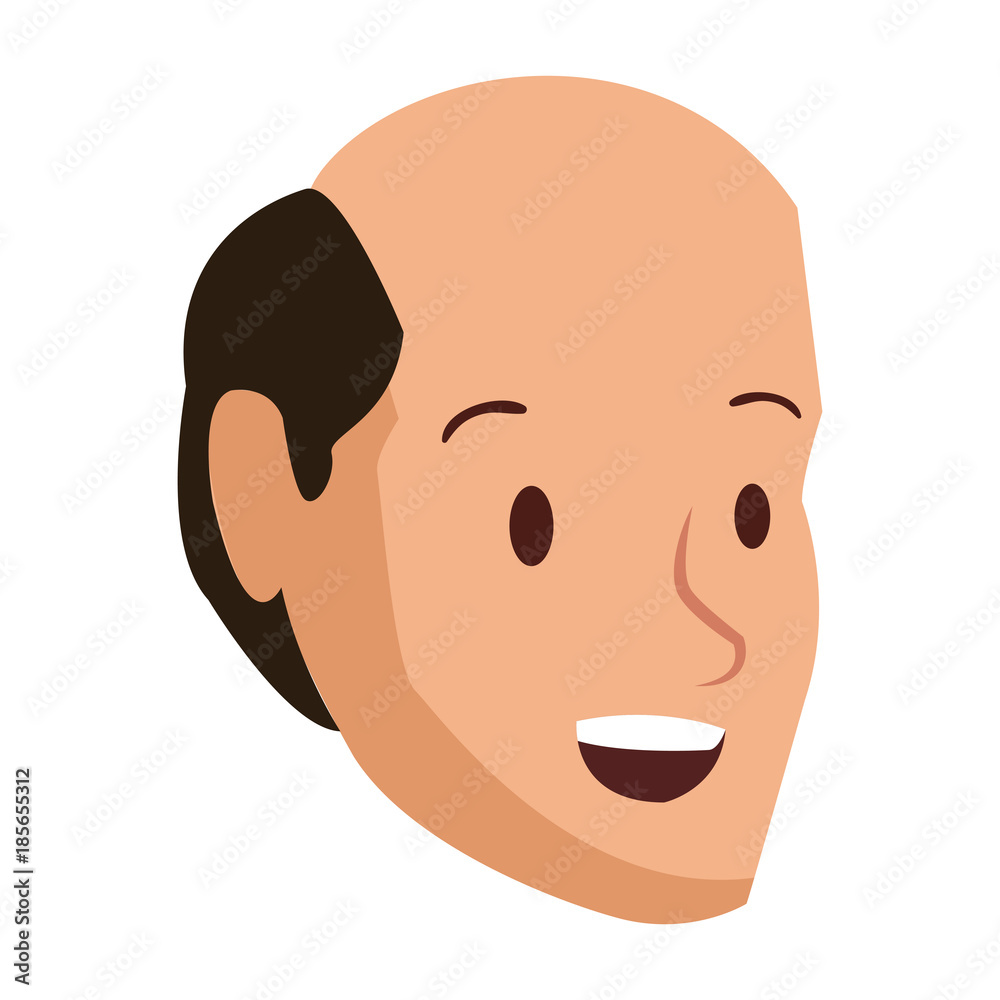 Man face cartoon icon vector illustration graphic design Man face cartoon icon vector illustration graphic design