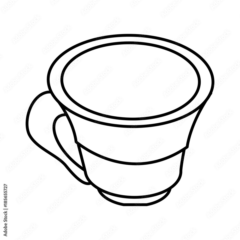 Porcelain mug cup icon vector illustration graphic design Porcelain mug cup icon vector illustration graphic design