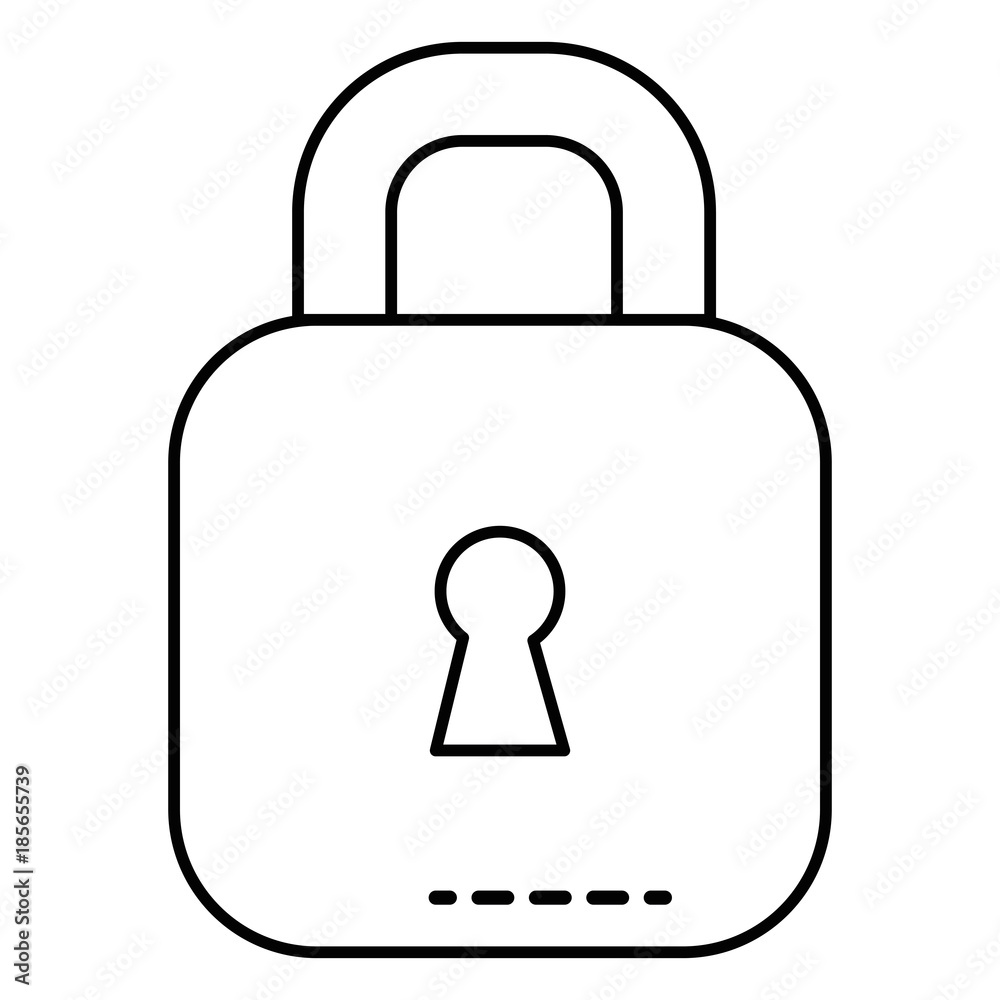 safe secure padlock icon vector illustration design safe secure padlock icon vector illustration design