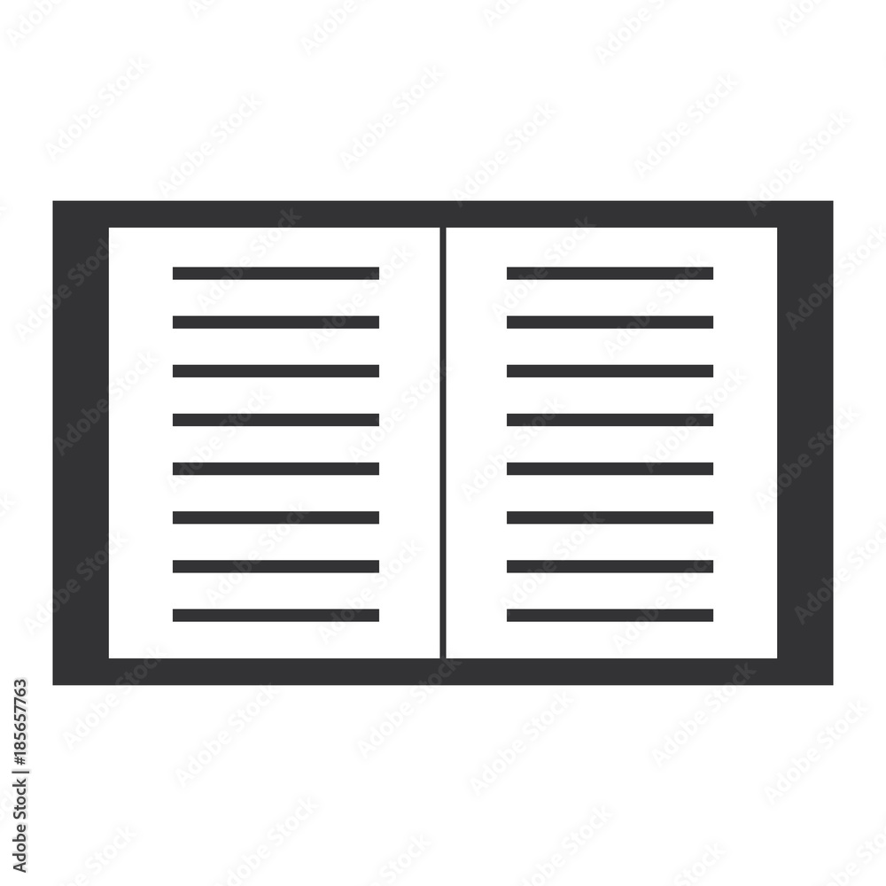 text book isolated icon vector illustration design