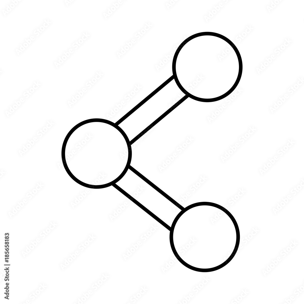 internet share icon social media vector illustration outline image internet share icon social media vector illustration outline image