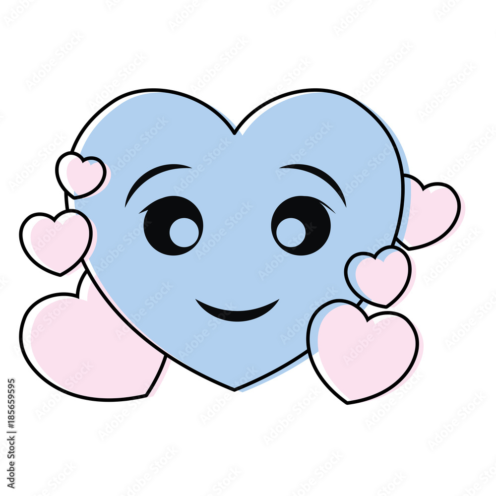 kawaii hearts design concept kawaii hearts design concept
