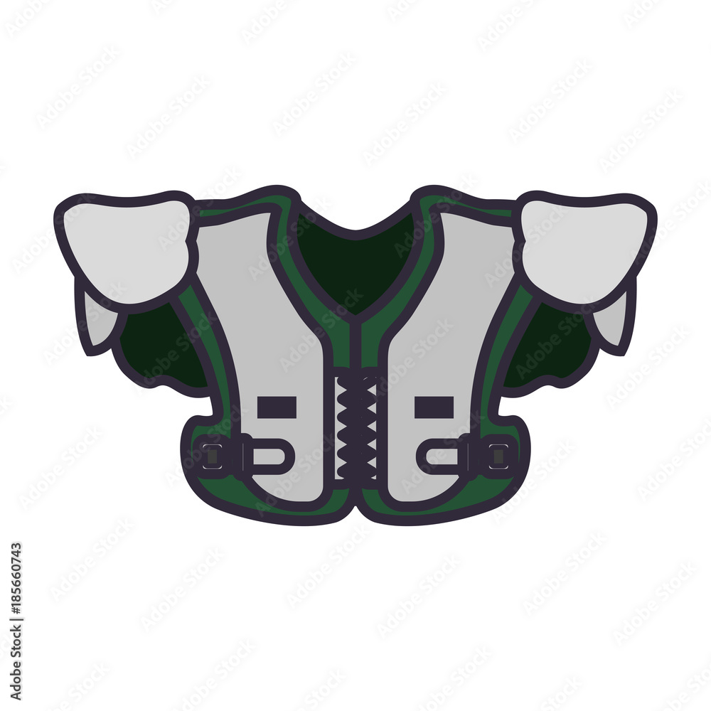 shoulder pads vector illustration shoulder pads vector illustration