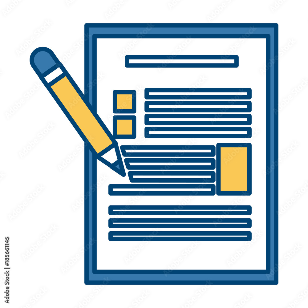 Checklist and pencil icon vector illustration graphic design Checklist and pencil icon vector illustration graphic design