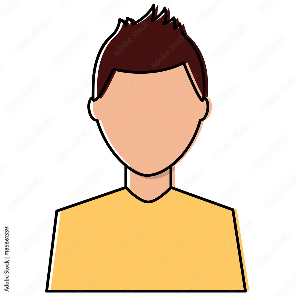 man avatar profile icon image vector illustration design man avatar profile icon image vector illustration design