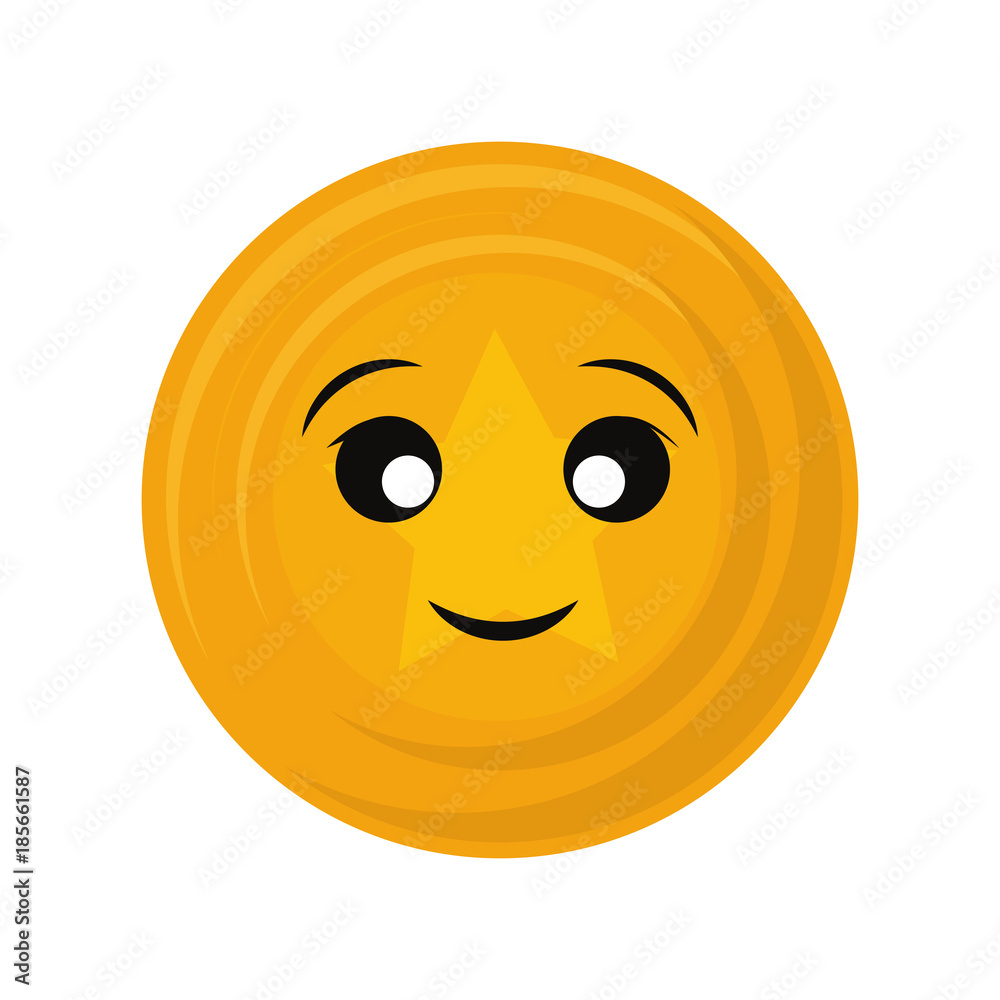 kawaii videogame star vector illustration kawaii videogame star vector illustration