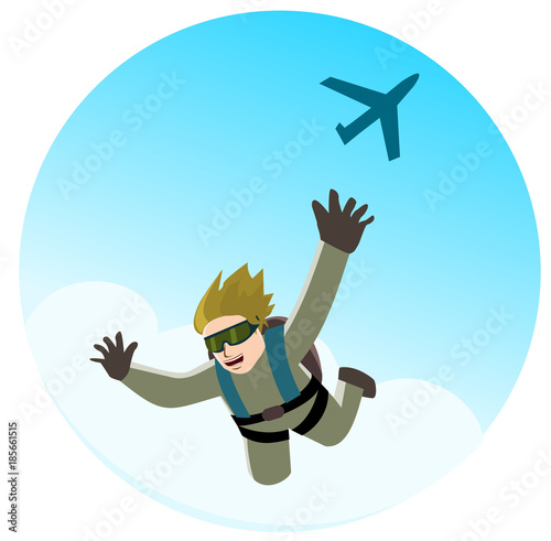Parachute jumping