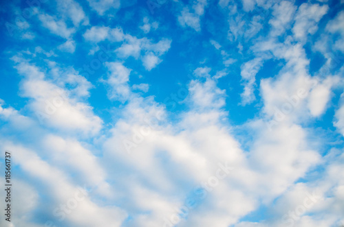 blue sky with cloud