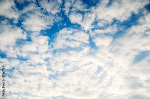 blue sky with cloud