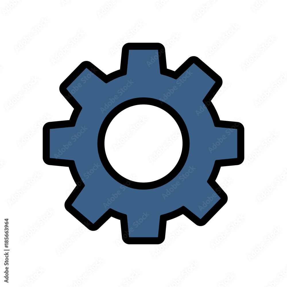 single gear icon image vector illustration design single gear icon image vector illustration design