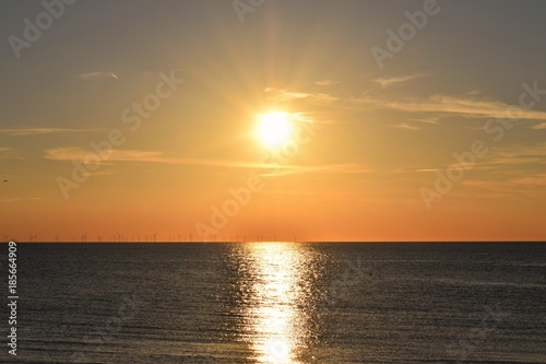 Beautiful Sunset reflected off of the Sea © Luke