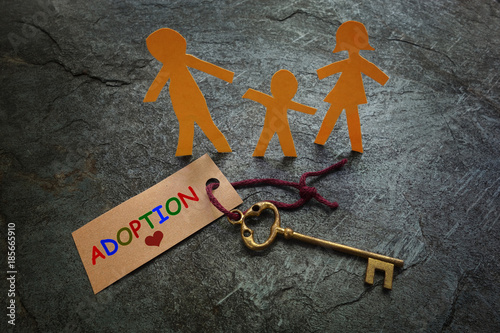Paper family gold Adoption key