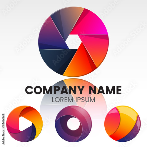Free Download Modern Minimal Vector Logo for banner - GFXLoad
