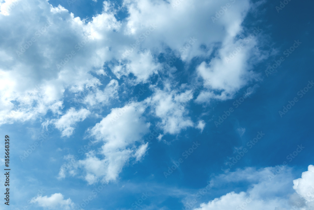 Blue sky and cloud scape. wide angle shot. Blue sky and cloud scape. wide angle shot.