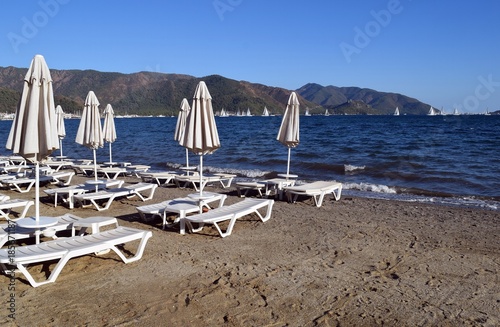  Beautiful sea and sky on a clear day in Marmaris © Iryna