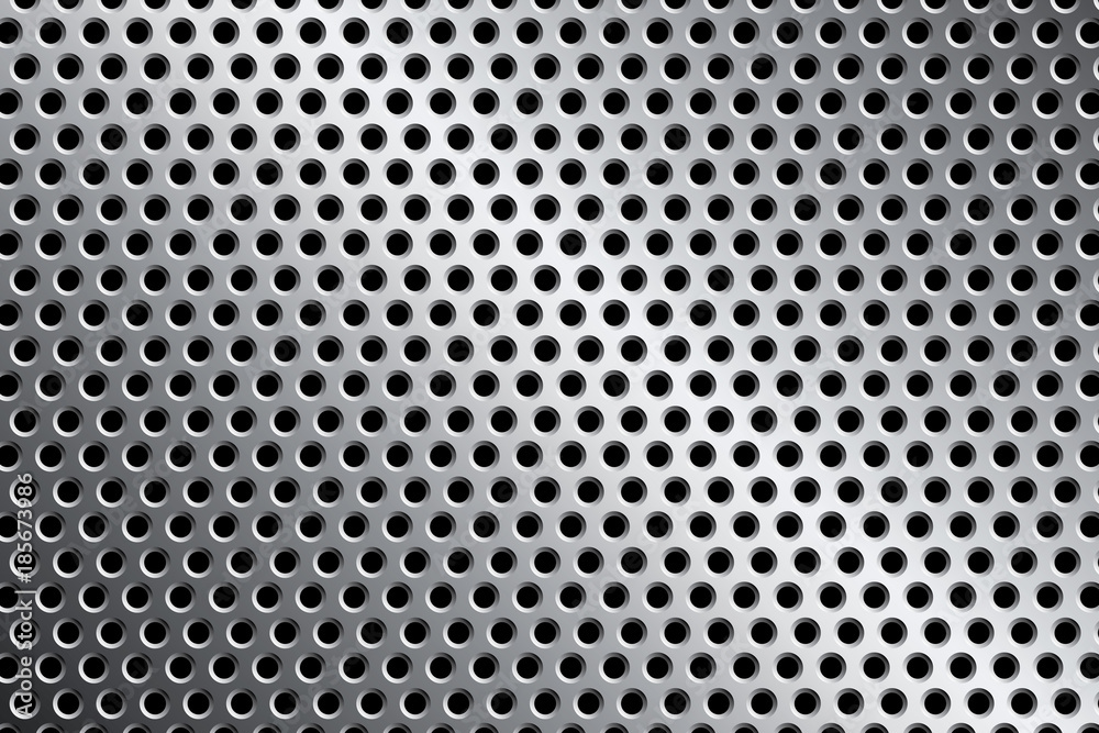 Perforated iron background texture. Vector illustration Perforated iron background texture. Vector illustration