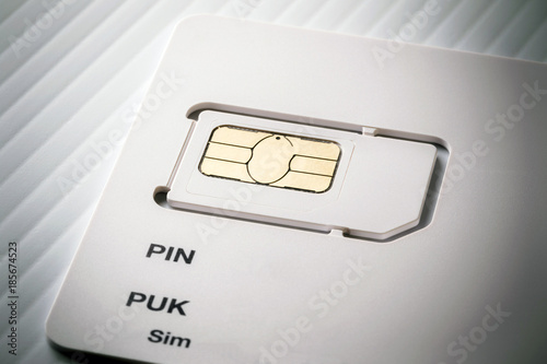Tapety artystyczne SIM CARD - Pin & Puk