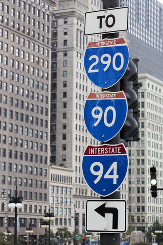 The Interstate Highway Signs photo