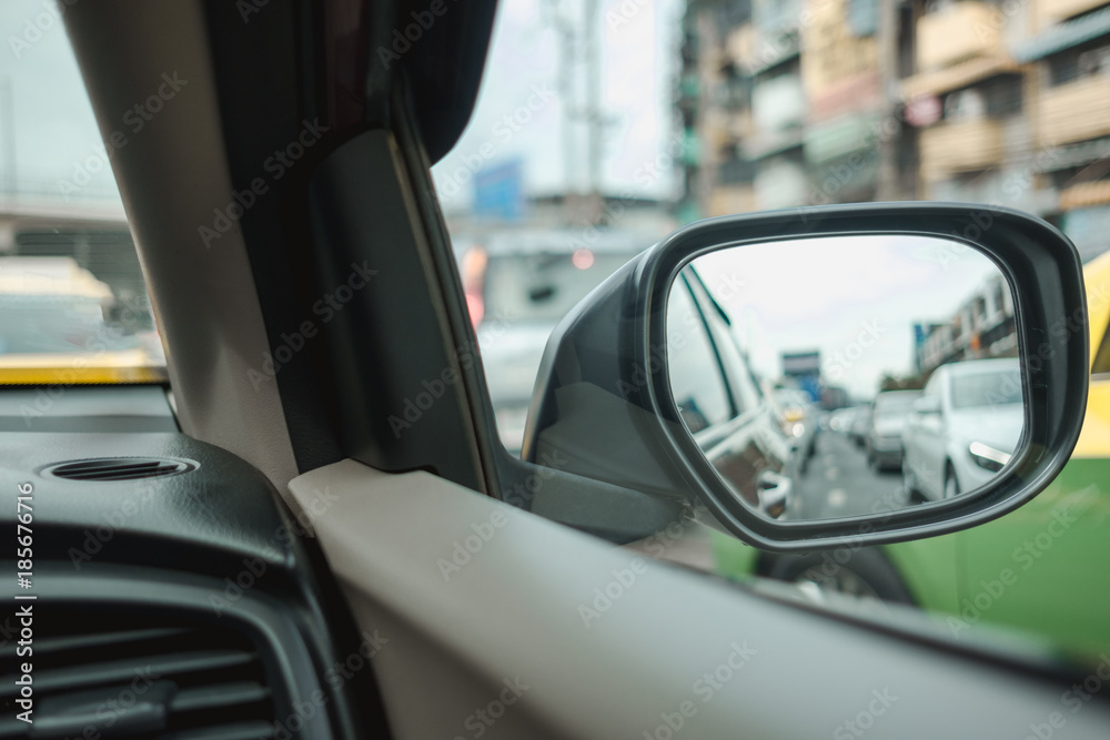 Internal car mirror top