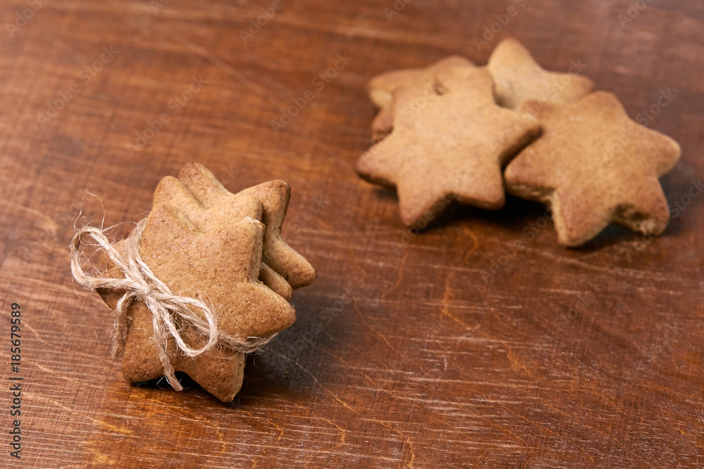 Dessert as gift. Gingerbread Cookie. New Year Dessert as gift. Gingerbread Cookie. New Year