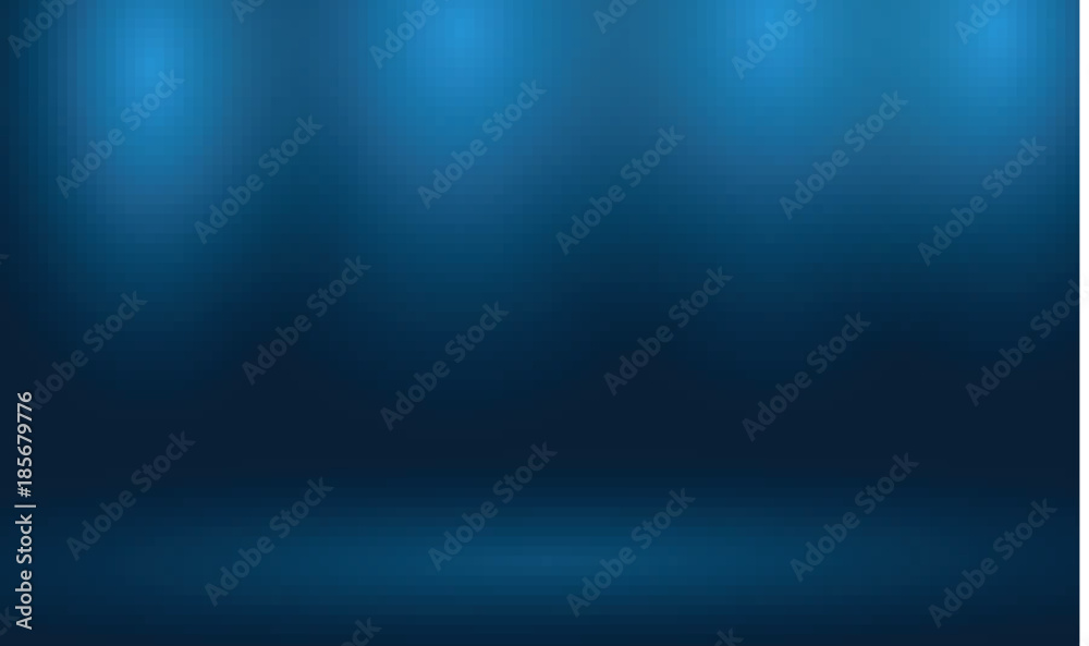 Obraz premium Blue background Vector eps 10 Light down from above Light top Many lights on top Lighting stage, stage