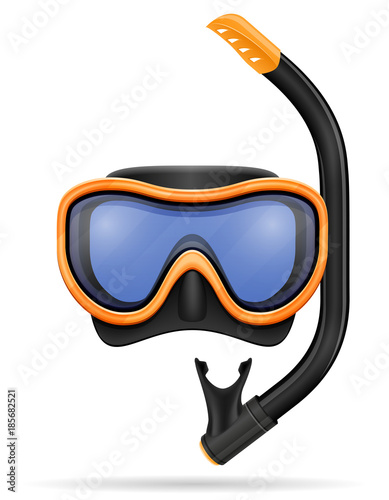 diving mask stock vector illustration