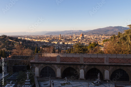 View Florence from San Miniato al Monte. Tuscany. Italy.