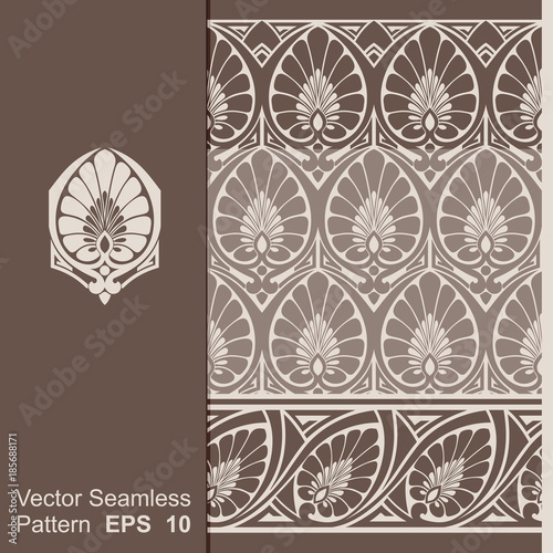 Seamless wallpaper pattern vector