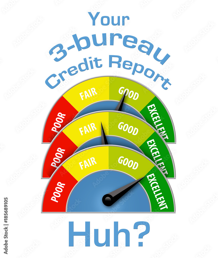 Why do you have different credit scores with the big three credit