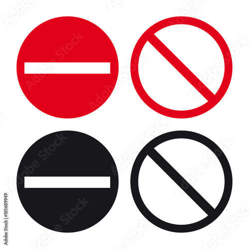 Free Download Do not enter stop sign set - GFXLoad