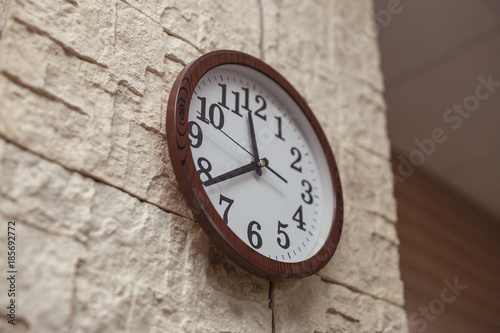 Wallpaper Mural Clock on a wall Torontodigital.ca