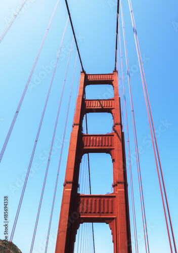Golden Gate Bridge structure - San Francisco, California, CA, USA © Rosana